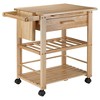 Finland Kitchen Cart Wood/Natural - Winsome - image 4 of 4