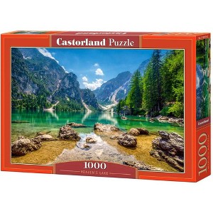 1000 Piece Jigsaw Puzzle, Heaven's Lake, Pragser Wildsee in the Dolomites, Italy, Adult Puzzle, Castorland C-103416-2 - 1 of 4