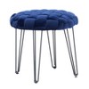 Mylie Round Ottoman Stool - Linon - 2 of 4