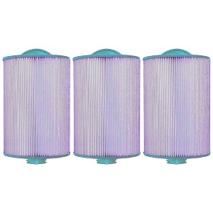Hurricane 3 Pack HF6H940-01P Platinum Purple Pool and Spa Filter Cartridge Replacement for PWW50P3, Unicel 6CH-940, Filbur FC-0359 - 1 of 4