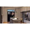 Urban Ambiance Luxury Mid-Century Modern Pendant 16''H x 18''W,  Midnight Black Finish,  Tucson Collection, UHP4352 - 2 of 4