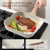 Itopfox 16-Piece Nonstick Ceramic Cookware Set with Grill Pan, Saute Pan, and Utensils for Healthy Cooking on All Stovetops - 4 of 4