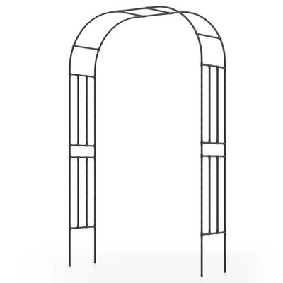 1PC Outdoor Metal Garden Arch Trellis for Climbing Plants Grape Vine Flower