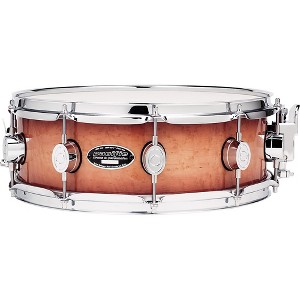 PDP by DW SXE Exotic Tobacco Burst Birdseye Maple Snare Tobacco Burst 5X14 - 1 of 1