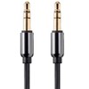 Monoprice Audio Cable - 15 Feet - Black | Auxiliary 3.5mm TRS Audio Cable, Slim Design Durable Gold Plated - Onyx Series - 3 of 4