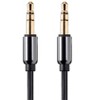 Monoprice Audio Cable - 15 Feet - Black | Auxiliary 3.5mm TRS Audio Cable, Slim Design Durable Gold Plated - Onyx Series - image 3 of 4