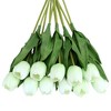 Unique Bargains Decoration Wedding Home Tulip Artificial Flowers 14.9" 12 Pcs - 3 of 4