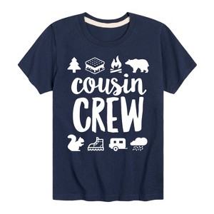 Boys' - Instant Message - Cousin Crew Camp Design Short Sleeve Graphic T-Shirt - 1 of 4