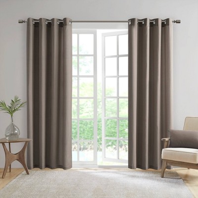 Grove Solid 3M Scotchgard Outdoor Panel Gray - 54x95"