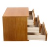 YIYIBYUS 3Tiers Wooden Desktop Storage Box, Desk Organizer with Lockable Drawers - 4 of 4
