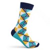 Square Triangle Geometric Socks from the Sock Panda (Men's Sizes, Adult Large) - 3 of 3