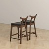 Gulches Black Bar Dining Chairs - Set of 2 for Timeless Elegance - 3 of 4