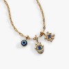 Alex and Ani Evil Eye Triple Charm Necklace - 4 of 4