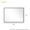 Dovelina Beveled Edge Rectangle Decorative Wall Mirror - 4 of 4