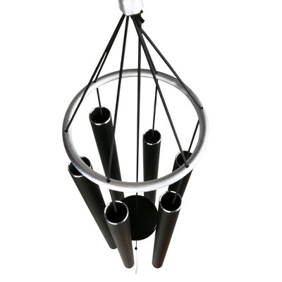 Nature's Melody 42" Black Aluminum Outdoor Wind Chimes
