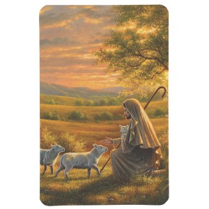 Dicksons The Lamb Art Graphic Laminated Decorative Multicolor 4 x 2.5 Paper Bookmark Pocket Card Place Keeper Pack of 12 - 1 of 2