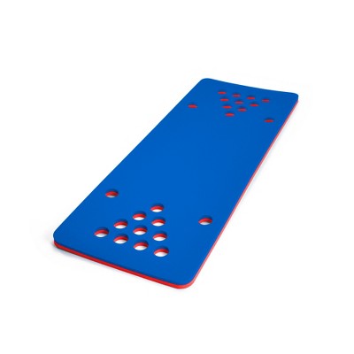 Floatation iQ HydraPong Pong Floating Swimming Pool Water Lake Party Game Foam Board Mat Pad, Red/Blue