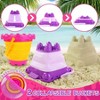 Beach Sand Toys, 50Pcs Sandbox Set with Buckets, Shovels, Molds, Backpack - 2 of 4