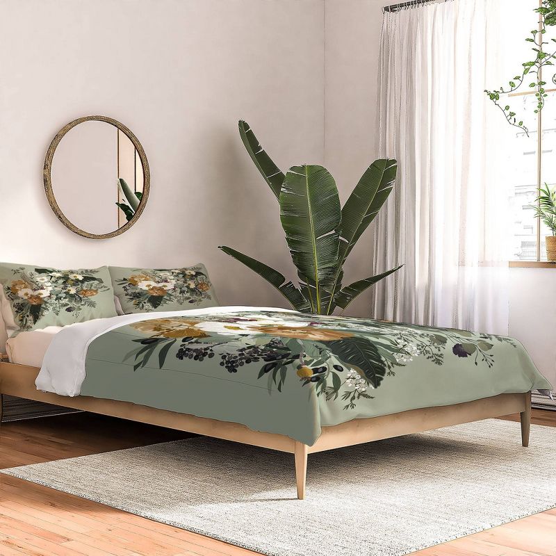 Iveta Abolina Paloma Midday 100% Cotton Comforter Set - Deny Designs, 3 of 6