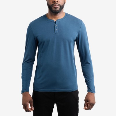 X RAY Men's V-Neck & Henley Long Sleeve T-Shirt