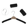 Unique Bargains Wooden Circle Hook Clothes Hanger 2 Pcs - 3 of 4