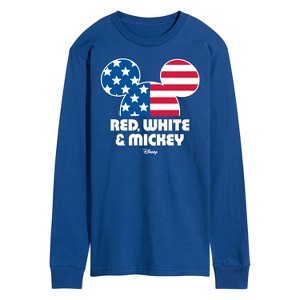 Men's - Disney - Americana Long Sleeve Graphic T-Shirt - 1 of 4