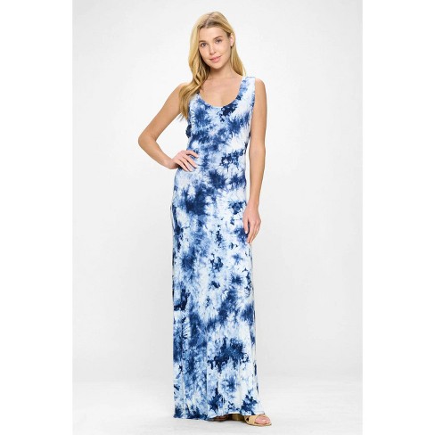 White racerback maxi clearance dress