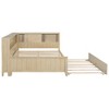 YOOCOZZ Full Size Wood Daybed with Storage Shelves and Trundle - Antique White Milk - 4 of 4