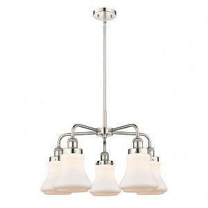 Bellmont - 5 Light Stem Hung Chandelier In Art Deco Style-15.25 Inches Tall and 24 Inches Wide - 1 of 1