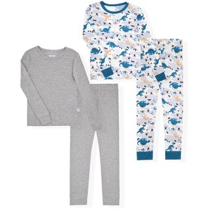 Sleep On It Boys Viscose From Bamboo 2-Piece Snug Fit Pajama Set (2-Pack) - 1 of 4