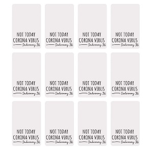 Not Today Corona Classic White 4 x 2.5 Paper Pocket Bookmarks Pack of 12 - 1 of 2