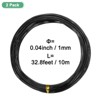 Unique Bargains Anodized Aluminum Bonsai Tree Training Wire 2 Rolls - 2 of 3