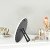 Unique Bargains Twisted Round Shape Desktop Cosmetic Mirror 1 Pc - 3 of 3