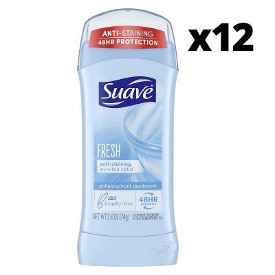 Suave Deodorant Antiperspirant & Deodorant Stick Fresh, 2.6 oz