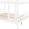Dsvimoy Bed Solid Wood Bunk Bed with Safety Guardrails Strong Support System Easy Assembly for Kids Room, White, 78.35"*59.06"*61.81" - 4 of 4