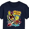 Men's - Marvel - Iron Man Sticker Style Short Sleeve Graphic T-Shirt - 2 of 4
