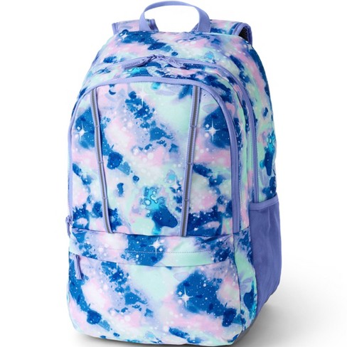 Lands End Kids Classmate Large Backpack Warm Lavender Galaxy Target