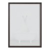 18" x 24" Blake Alpaca in the Tub Color Framed Printed Glass Gold - Kate & Laurel All Things Decor - 4 of 4