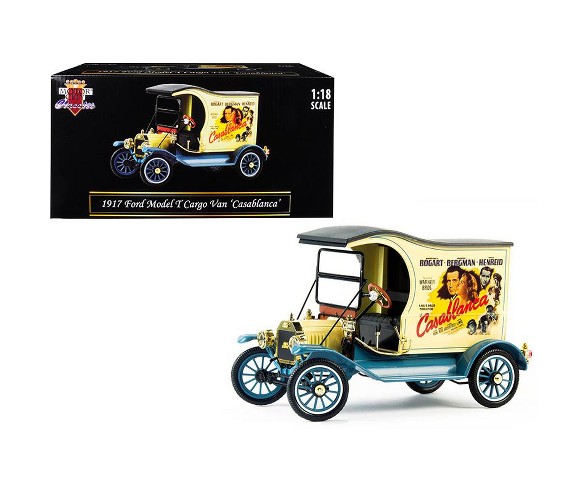 1917 Ford Model T Cargo Van "Casablanca" (1942) Movie 1/18 Diecast Model Car by Motorcity Classics
