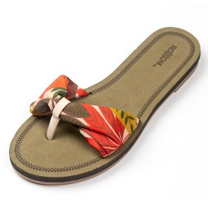 Floral Lace Strap Slippers for Women – Boho Indoor Outdoor Slippers for Summers – Stylish & Trendy Casual Slippers for Women - 1 of 4