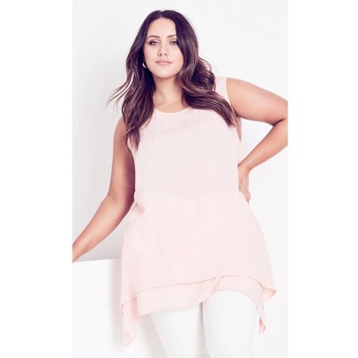 Avenue Women's Plus Size Selena Layered Tunic