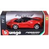 Ferrari LaFerrari F70 Red with Black Top 1/24 Diecast Model Car by Bburago - 3 of 3