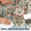 Indoor Washable Vintage Rug, Non Slip Non-Shedding Floor Mat, Soft Low Pile Thin Foldable Throw Carpet for Bedroom Nursery Dining Room - 4 of 4