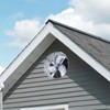 VEVOR Gable Mount Fan, 15 Inch Attic Exhaust Fan with Adjustable Thermostat & Outer Mesh, 1300 CFM House Ventilator Cools Up to 1850 Sq.Ft, Silver - 2 of 4