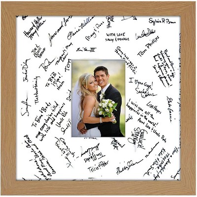 Americanflat 14x14 Wedding Picture Frame with shatter-resistant glass - Available in a variety of Colors