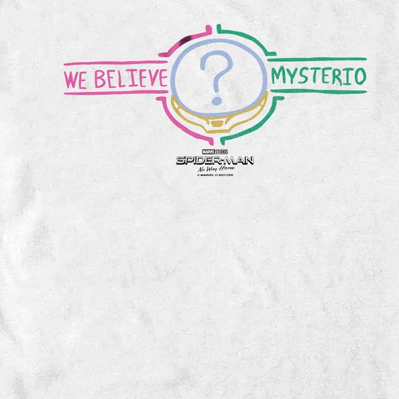 Men's Marvel Spider-Man: No Way Home We Believe Mysterio Small T-Shirt, 2 of 6