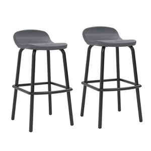 Suncast 2 pc Gray Steel Bar Chair Set - 1 of 1