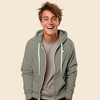 Dalix Cappuccino Embroidered Zip Hoodie Fleece Long Sleeve Pocket Warm Soft Mens - 3 of 4