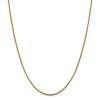 Black Bow Jewelry 1.85mm 14k Yellow Gold Diamond Cut Round Box Chain Necklace - 3 of 4