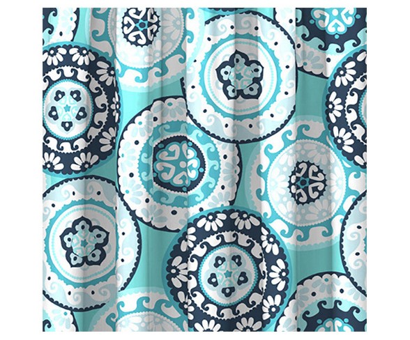 2 Piece Bradway Curtain Panels Blue (28"x84") Pairs To Go